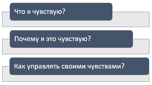 Схема управления эмоциями.